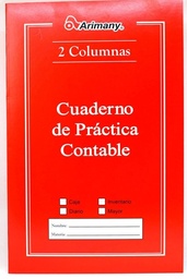 [3CUAD2COL] CUADERNILLO DE 2 COLUMNAS 20 HJS. CONTABILIDAD